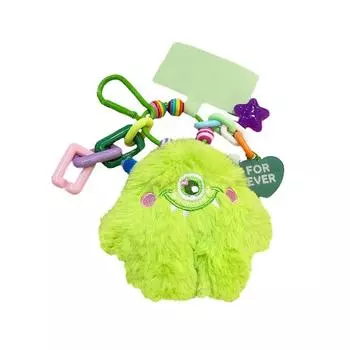 Cute Monster Little Plush Toy Bag Pendant Comes With Dopamine Pendant Star