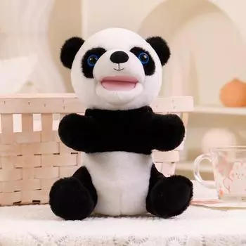 Cute National Treasure Red Panda Hand Doll Children Plush Toy Doll Doll Girls Holiday Gifts 25cm 0.1kg