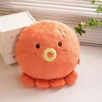 Cute Octopus Doll Pillow Girl Sleeping Clown Fish Doll Rag Doll Shark Plush Toy Gift as shown