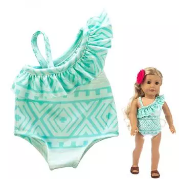 Cute One-piece Swimsuit Clothes Girl Toy For 18 inch Doll Accessory Girl s Toy