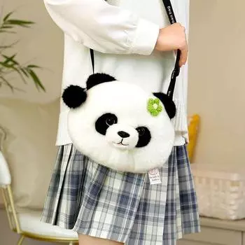 Cute Panda Bag Cross-body Girls All-Match Plush Bag Children s Cartoon Shoulder Bag Chengdu Souvenir Gift