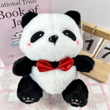 Cute Panda Doll Plush Toy Simulated Giant Panda Doll Travel Souvenir 30cm Machine Doll