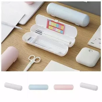 Cute Pencil Case Mini Pencil Pouch Durable Pen Box Student розовый