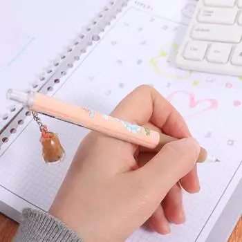 Cute Pendant Automatic Pencil Aesthetic 0.5mm Propelling Pencil Capybara Mechanical Pencil Office Random 1pc