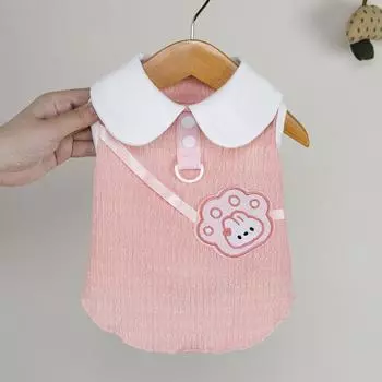 Cute pet cat dog clothes small puppy summer thin princess vest XS