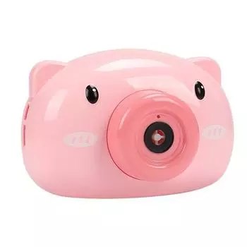 Cute Pig Bubble Machine Children s Electric Bubble Camera Fully Automatic Bubble Blowing Toy
