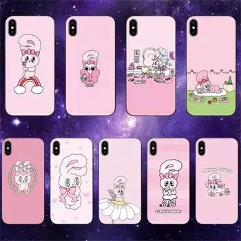 Cute Pink rabbit esther bunny Smart Phone Case For iPhone 11 12 Mini 13 14 Pro XS Max X 8 7 6s Plus 5 SE XR Shell iPhone14ProMax