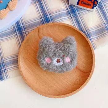 Cute Plush Bear Brooch Soft Clothes Badge DIY Decoration Accessories Animal Brooches Coat