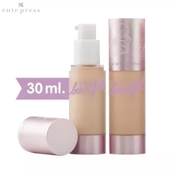 Cute Press 1-2 Beautiful Matte Coverage Liquid Foundation 30 мл - Тайский косметический макияж 30 ml