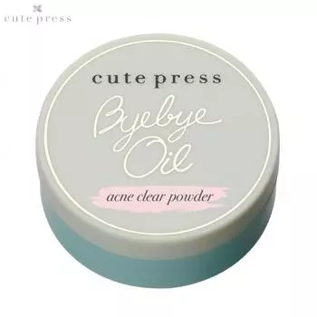 Cute Press Bye Bye Oil Прозрачная пудра от прыщей 6 г. - Тайский косметический макияж 6 g.