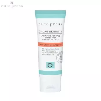 Cute Press CI-LAB SENSITIV Ultra Mild Tone Up Sunscreen SPF 50+ PA++++ 30 г. - Тайский уход за кожей 30 g.