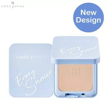 Cute Press Evory Snow Whitening & Oil Control Foundation Powder SPF 30 PA++ 12 г - Thai Cosmetic Make Up N1 Light Beige