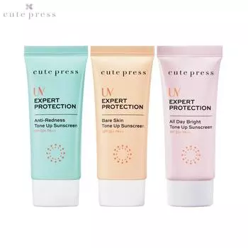 Cute Press UV Expert Protection Tone Up Солнцезащитный крем SPF50+ PA++ 30 г. - Тайский уход за кожей Anti-Redness