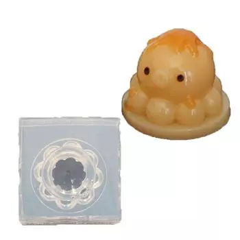 Cute Puddings Silicone Mold Octopus Fondant Molds Chocolate Baking Mold Puddings Dessert Cake Mold Cake Topper Decor