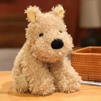 Cute Puppy Comfortable Doll Sleeping Pillow Plush Toy Dog Doll Doll Birthday Gift for Men and Women 22cm0.15kg