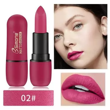 Cute RED Tube Mouth Red Brick Red Aunt Lipstick - Непростой сладкий бархат