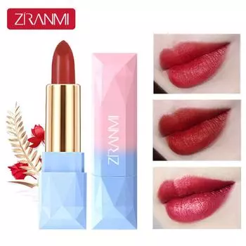 Cute RED Tube Mouth Red Brick Red Aunt Lipstick - Непростой сладкий бархат 12x3 красный