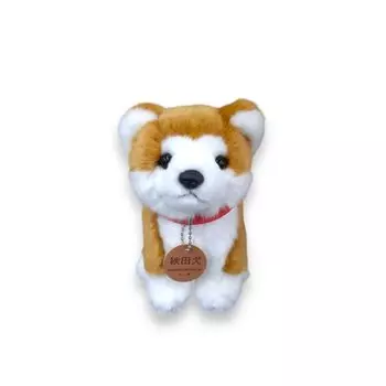 Cute Sales Toddling Akita Dog Redhead Plush Toy D0064 H16cm Size Approx.