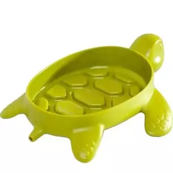 Cute Sea Turtle Shape Silicone Soap Holder Home Installation-free Soap Storage Rack Soap Organizer Case Box Bathroom Accessories none