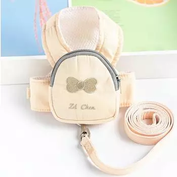 Cute Small Vest Pomeranian Teddy Schoolbag Bichon XS (approx. Fit 1.50 kg-2.00 kg Beige