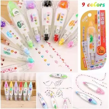 Симпатичные канцелярские принадлежности, корректирующая лента для клавиш, креативная лента для письма «сделай сам», письма фиолетовый