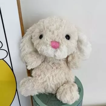 Cute Sweet Bunny Beige Cute Doll Doll Rabbit Plush Toy Girlfriend Birthday Gift Wedding Sprinkle 15cm