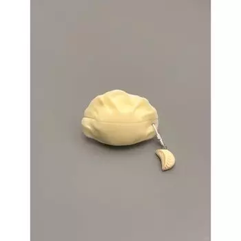 Cute Three-Dimensional Dumplings Suitable for Airpods4 Generation Bluetooth Protective Case 2 Generation Pro3 Generation Apple Earphone Case Apple Airpods Pro 2 Single shell + pendant