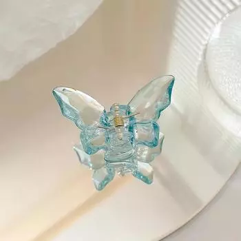 Cute Transparent Hair Claw Clips Barrettes Mini Butterfly Hair Clips for Women Non-slip Girl Headband Hair Accessories