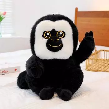 Cute White-Faced Monk-Faced Monkey Doll Xiaohongshu Funny Banana Monkey Plush Toy Gift Doll Orangutan 25cm (about 0.25kg)