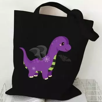 Cute Witch Unicorn Women s Halloween Shoulder Bag Fashion Animal teen Tote Bags New Canvas Halloween Trend Lady Commuter Handbag