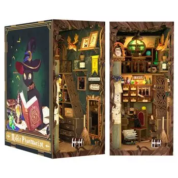 CuteBee DIY Booknook Kit Dollhouse Kit Miniature House Kit BookNook Подходит для начинающих, подростков, взрослых, подарков на день рождения, коллекция украшений