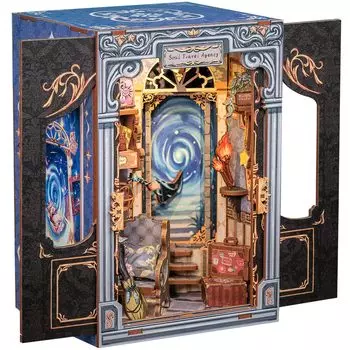 CuteBee DIY Booknook Kit Dollhouse Kit Miniature House Kit BookNook Подходит для начинающих, подростков, взрослых, подарков на день рождения, коллекция украшений