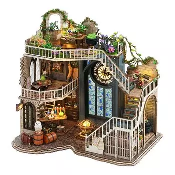 CuteBee DIY Magic Miniature House Kit Dollhouse Kit Handmade Kit Легко собрать начинающий подростковый набор для самостоятельной сборки для взрослых Украшение для подарка на день рождения с