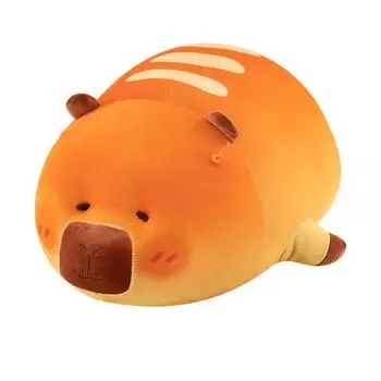 Cuter Baking Master Capybara Bread Plush Toy Pp Cotton Filling For Kids Decor 30cm