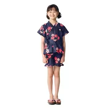 ЦВЕТНОЙ КОНФЕТНЫЙ СТИЛЬ Jinbei 130 см Ямато Junior Kids Jinbei Jinbei Jinbei Jinbei Хлопок Начальная школа Лето Летний фейерверк Летний фестиваль