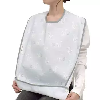 ЦВЕТНОЙ ЛЕДЕНЕЦ ЭШЛИ Нагрудник для еды Карман Набор из 2 лебедей Нагрудник для еды Стильный Милый Моющийся WA100600 СТИЛЬ/ЛАУРА (Водоотталкивающий, Тип) Водоотталкивающий