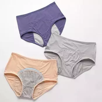 Цвет Большой размер Мягкая сетка с подъемом ягодиц Дышащая средняя талия Эластичная бесшовная Антисептическая защита от протечек L серый