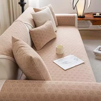 Цвет чая с молоком, водонепроницаемая синельная диванная подушка, чехол для дивана, четырехсезонная универсальная подушка для сиденья, задняя крышка, в наличии 70*70cm