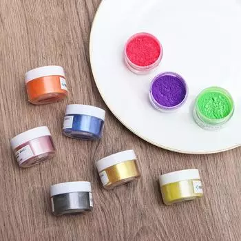 Цвет для выпечки Блестящая пудра для шоколадного украшения Золотая пудра для украшения торта Инструмент коричный