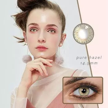 Цвет глаз, линзы, глаза, косметический макияж, тени для век, большой диаметр 14,5 мм 1ml