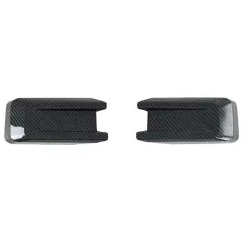 Цвет карбонового волокна Накладка на веки передних фар для Ford F150 2015-2019
