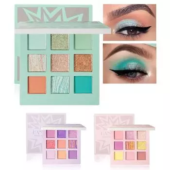 Цвет, не размазывающийся, перламутровый, матовый, тени для век, палитра для макияжа, косметическая пудра розовый