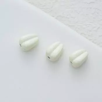 Цвет сплава Бутон Сделай сам Аксессуары Ручная работа Ювелирные изделия Разделитель бусин в виде цветка тюльпана Материал для бисерного ожерелья Цепочка для мобильного телефона 5 pieces