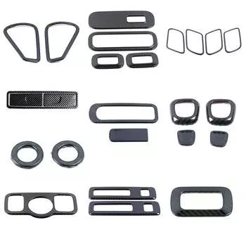 Цвет углеродного волокна для Mercedes Benz CLA Class C118 CLA180 CLA200 CLA220 CLA260 Стайлинг автомобиля Деталь интерьера Ремонт Отделка Наклейка