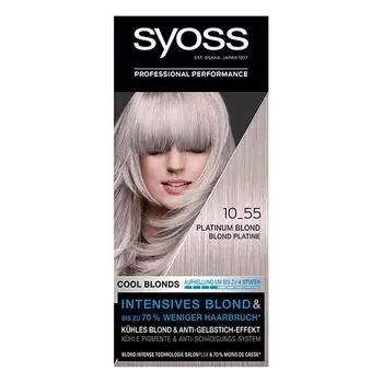 Цвет волос Saios Platinum Cool Blonde 10-55 1st