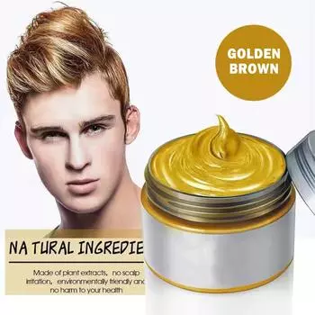 Цвет воска для волос, временный воск для волос, натуральная прическа, окраска для мужчин и женщин, вечерние косплей One Size