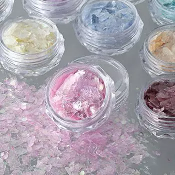 Цвета Голографические Крупные Блестки Полные Лазерные Блестки Для Ногтей Хлопья Крупные Голографические Лазерные Блестки Для Ногтей