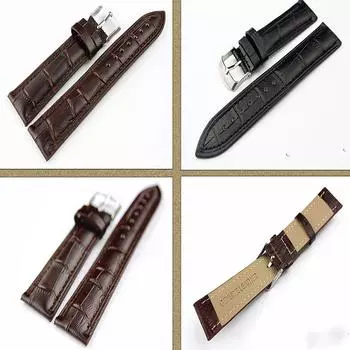 Цвета, качество, новый ремешок Tang для мужчин и женщин, кожаные часы со стальным ремешком, черные