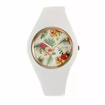 Цвета на выбор и Ice Flower Medium 40 мм Цветочные ботанические парные часы [Ice Watch] ICE-WATCH [9 из] Мужские Женские (016672/Колониальный белый) [Элемент]