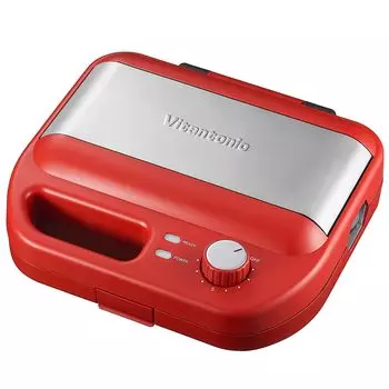 Цвета пекарни Waffle Hot Sand Baker теперь поставляются с 2 типами электровафельницы Hot Sand Maker и сэндвичницы [официальный Vitantonio] и (VWH-600-R) [Новый